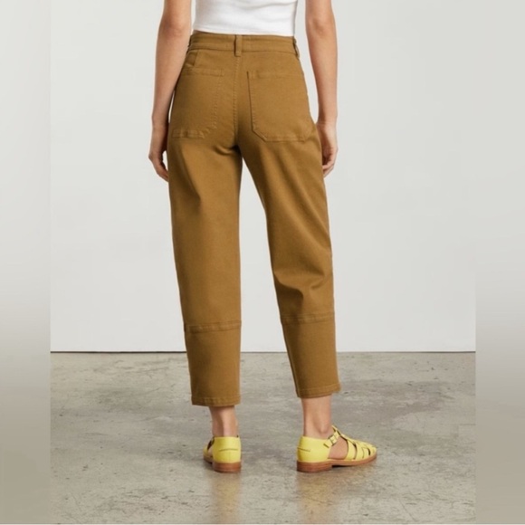 EVERLANE The Utility Barrel Pants Lagenlook Minimalist Crop Size 6 - Picture 2 of 13